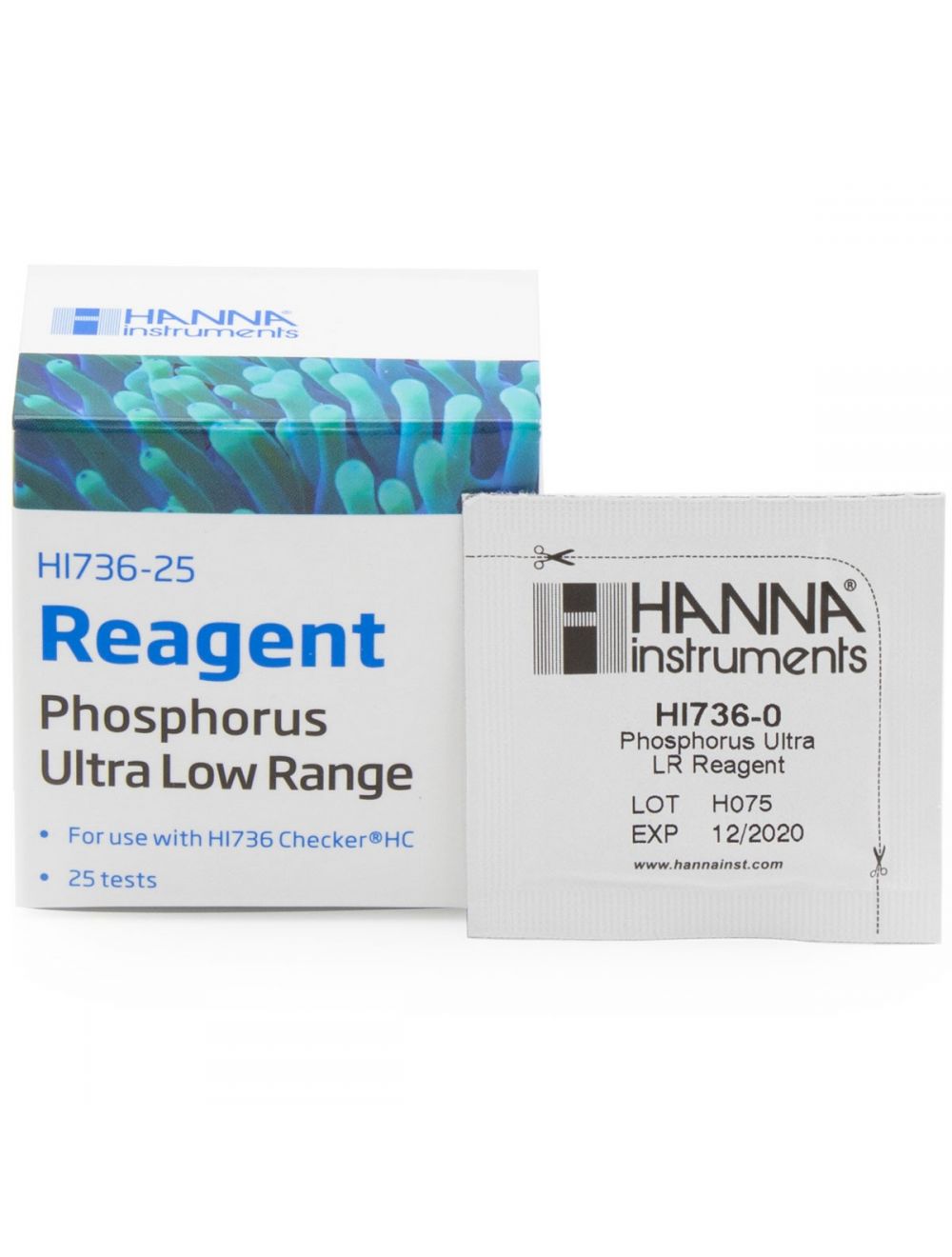 Hanna Phosphorus Ultra Low-Range Checker® HC Reagents (25 Tests) - HI736-25