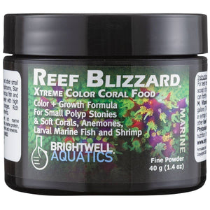 Brightwell Aquatics ReefBlizzard-XC - For SPS, Softies & Larval Fish - 40g